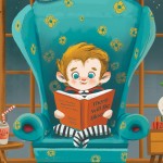 vampires, cats, child reading, Pets, animals, and patterns