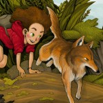 contemporary fairytale, a modern day fairytale, contemporary fairy tale, Little Red, Little Red Riding Hood, the wolf, and wolf