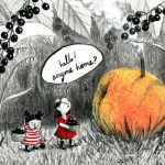 peach, tiny, Berries, and children in nature