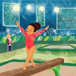 Gymnastics, latina girl, diveristy, Olympics, and Latina