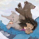bear, elephant, lion, and airplane