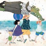 beach, alligator, and crocodile