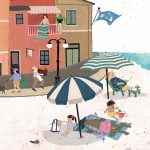 village, beach, crocodile, and alligator