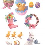 Cute Animals, Easter Bunny, Easter, and Easter egg