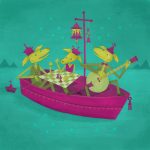 Dogs, a party, Boat, banjo, and At Night