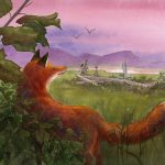 fox, Nature, and sunset