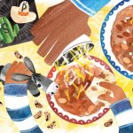 Mexican American, father and son, Latino family, and eating