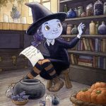 little witch, Halloween, and Magic