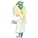 gift, character, Drawing, Christmas presents, and pencil sketch
