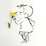flower, boy, Mindfulness for kids, and character