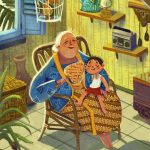 Grandmother and Child, Contemporary family, childhood, and cultural
