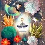 succulent, cactus, cacti, and people