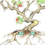 bonsai, trees, and childrens book