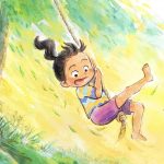 girl swinging