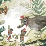 children in nature,   garden, and magical