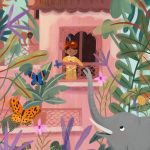jungle and elephant
